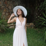 vestido largo ceremonia